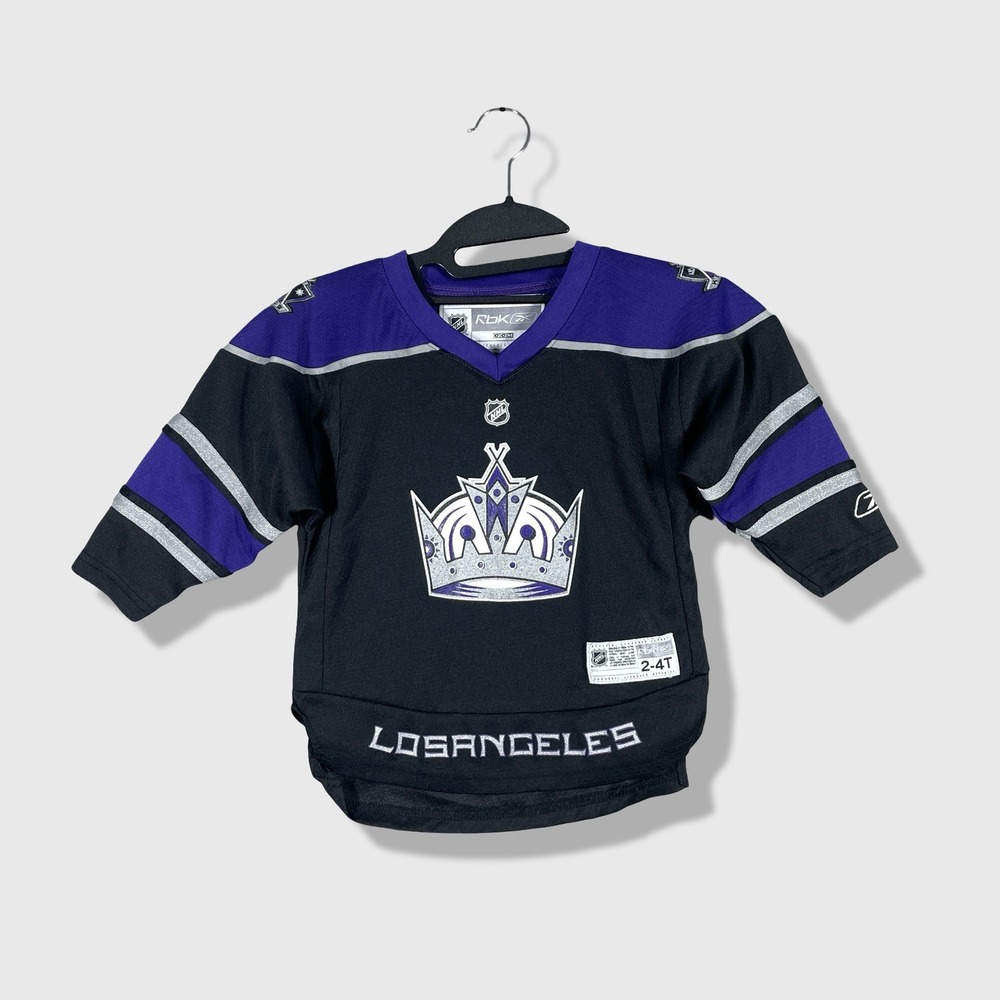 Reebok NHL Los Angeles Kings Jersey Kids 2-4T Black Sporty Streetwear Blockcore